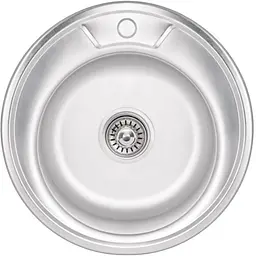Кухонна мийка Brinex 490-A 0.6 мм, врізна BRIN490SAT06