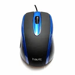 Мишка Havit V-MS753 USB Black/Blue (23938) - мініатюра 2