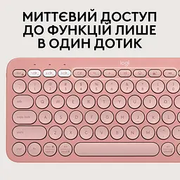 Комплект (клавіатура + миша) Logitech Pebble 2 Combo Rose (920-012241) UA [141508] - мініатюра 10