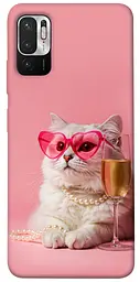 Чохол Demsky Pinky cat для Xiaomi Redmi Note 10 5G
