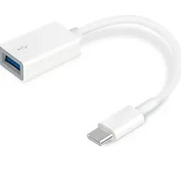 Перехідник Type-C (M) - USB 3.0 (F), білий, TP-Link, 12 см (UC400)