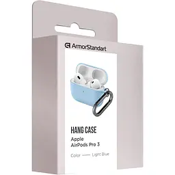 Чохол ArmorStandart Hang Case для Apple AirPods Pro 3 Light Blue [ARM88313] [149498] - мініатюра 3