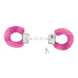 Наручники Crushious Love Cuffs Furry (рожевий) - мініатюра 7