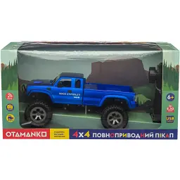 Машинка Otamanko 4x4 повнопривідний пікап з камерою синій - мініатюра 12