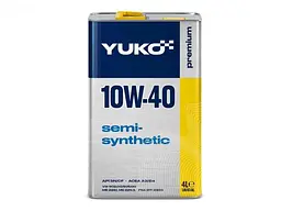 Масло моторне напівсинтетичне YUKO 10W-40 4л SEMISYNTHETIC API SN/CF