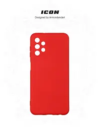 Чохол ArmorStandart ICON для Samsung A13 4G (A135) Camera cover Red - мініатюра 3