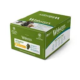 Натуральні ласощі для зубів собак WHIMZEES Dental Treats Alligator M 65 шт. - мініатюра 3