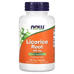 Корінь Солодки Licorice Root 450 мг - 100 вег. капсул