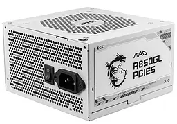 Блок живлення MSI MAG 850W PCIE5 80+ Gold White (MAG A850GL PCIE5 WHITE)