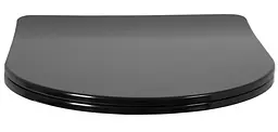Сидіння для унітазу Rea Flat black REA-C6003, Чорний - мініатюра 6