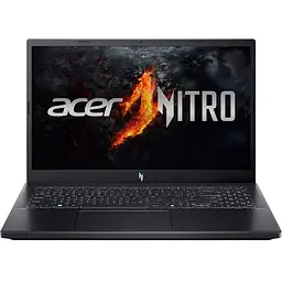 Ноутбук Ігровий ACER Nitro V15 ANV15-41-R5DY, AMD Ryzen 5 7535HS до 4.5GHz, 15.6" FHD, 16GB, SSD 512GB, NVIDIA GeForce RTX 4050 6GB, Free DOS