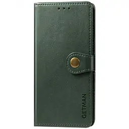 Шкіряний чохол-книжка GETMAN Gallant (PU) для Xiaomi Redmi Note 11 Pro 4G/5G / 12 Pro 4G Зелений