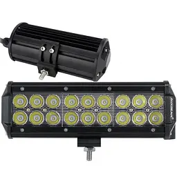 Автофара XPRO 5D-54W-SPOT ЛЕД-балка на дах 235х70х85мм 18LED (MER-12944) - мініатюра 2