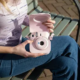 Набір камера Fujifilm Instax Mini 12, Фотопапір 20шт, Чохол, Фотоальбом 108 фото, Фоторамка Рожевий - мініатюра 9
