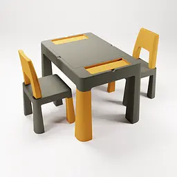 Додатковий стілець до набору Tega Baby Teggi Multifun large blocks graphite mustard (TI-022-172) - мініатюра 2