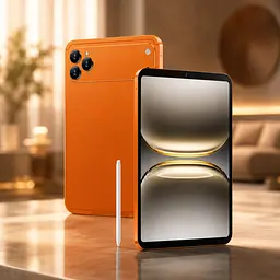 Планшет MEIJIAHUI 5G 7" 17 PRO I17 8000 mAh 5 Мп 8 Мп Android 15 Помаранчевий - мініатюра 2