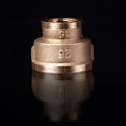 Муфта перехідна Lexline К.0315-В 1/2"х 1"В посилена латунь 30412 - мініатюра 2