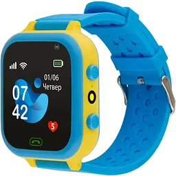 Smart Watch AmiGo GO009 GLORY Camera+LED WIFI Blue-Yellow RU UCRF