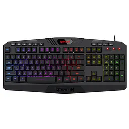Клавіатура ігрова Redragon Harpe2 UKR RGB підставка USB