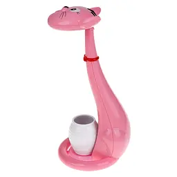 Настільна лампа Brille лед дитяча маленька для школяра TP-052 6W LED Pink / WH - мініатюра 10