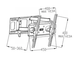 Настінне кріплення Vinga TM34-4451 - мініатюра 12