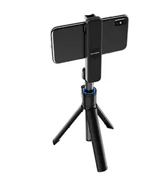Селфi-монопод Borofone Leo BY5 wireless tripod stand чорний - мініатюра 2