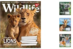 
Зошити учнівські 18 аркушів лінія. YES Wild life, 25 шт. в упаковці