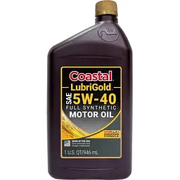 Моторна олива Coastal LubriGold Full Synthetic 5W40 Euro, 0,946л.