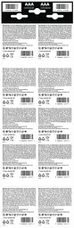 Батарейка Duracell LR03 MN2400 уп.1х2 шт. відривна (плакат 2х10) (6768608) - мініатюра 3