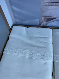 Постільна білизна Tilya Cream Варена Бавовна з Гіпюром Majoli pbe0051885 - мініатюра 2