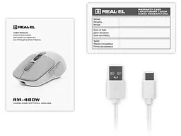 Миша REAL-EL RM-481W (EL123200060) - мініатюра 10