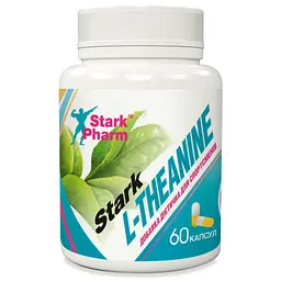 Амінокислота Stark L-Theanine, 60 капсул Stark Pharm fit0024765