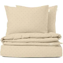 Комплект постільної білизни Cosas євро без простирадла MINI DOTS CS5 200 x 220 см (DropChocoBeige_200_2)