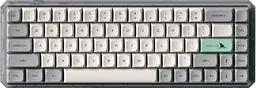 Клавіатура бездротова Motospeed Darmoshark K5 Gateron Yellow Pro RGB Light Gray (dmk5lgypro)