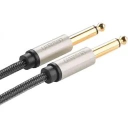 Кабель мультимедійний 6.35mm M to 6.35mm M 2.0m AV128 gray Ugreen (10638) - мініатюра 3