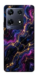 TPU чохол Demsky Purple space marble для Infinix Note 30 Pro