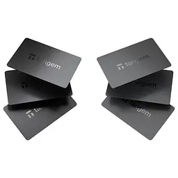 Криптогаманці Tangem Wallet Family Pack Black + Black — 2 набори по 3 картки