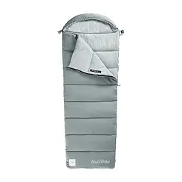 Спальний мішок з капюшоном Naturehike M300 CNK2350WS023 правий (Сірий)
