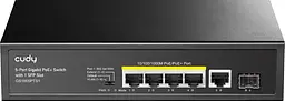 Комутатор Cudy GS1005PTS1, 5 порт Gigabit PoE+ Switch with 1 SFP Port 120W