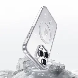 Чохол TPU Eclipse Sparkle MagFit для Apple iPhone 14 Pro 6.1 Clear - мініатюра 5