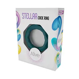 Ерекційне кільце Alive Stellar Cock Ring 5.3 см (зелений) - мініатюра 4