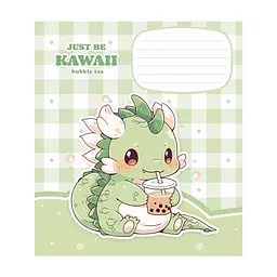 Зошит Школярик Just be kawaii 12 аркушів клітинка (012-3480K), в асортименті - мініатюра 4
