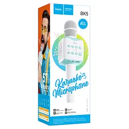 Мікрофон бездротовий HOCO BK5, Blue, BOX - мініатюра 5