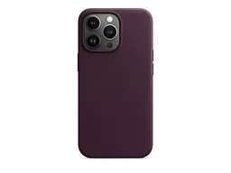 Чохол Apple iPhone 13 Pro Leather Case with MagSafe - Dark Cherry (MM1A3)