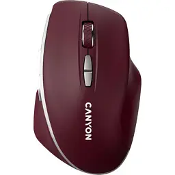 Мишка Canyon MW-21 Wireless Blue LED Burgundy (CNS-CMSW21BR) - мініатюра 3