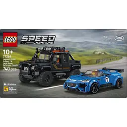 Конструктор LEGO Speed Champions Jaguar Project 7 та Land Rover Defender 740 ел. (77264)