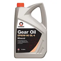 Трансмісійне масло Comma GEAR OIL EP80W-90 GL4 5л(GO45L)