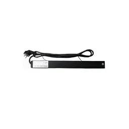 Силовий блок 19" Eserver 9 розеток, кабель 1.8 м, алюмінієвий корпус PDU 220 В 16 А (WT-2261A-GER-9WAY) - мініатюра 3