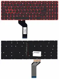 Клавіатура для ноутбука Acer Nitro 5 AN515-51 з підсвічуванням (Light), Black