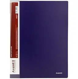Папка з затиском Axent А4 синя (1) (10) 1301-02